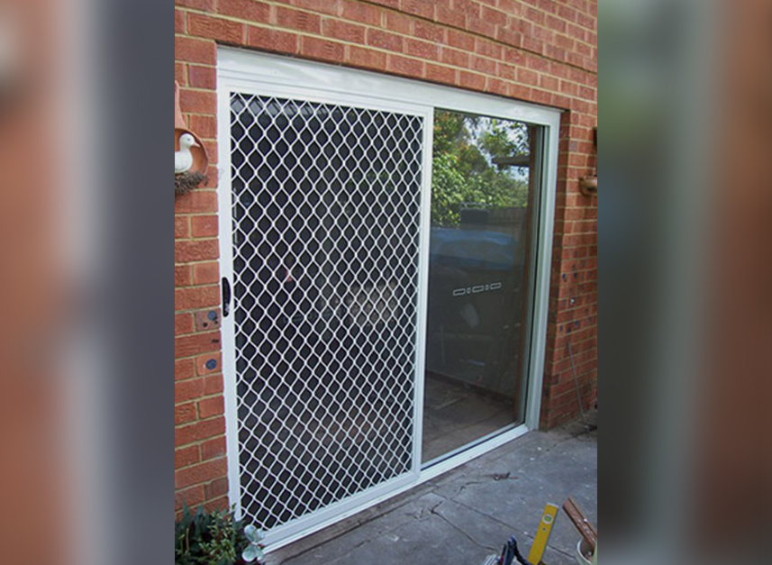 Sliding store door security